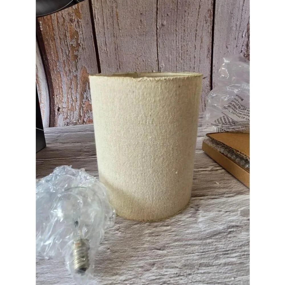 Scentsy Shadow Collection Linen Shade In Box Excellent Condition (G55)